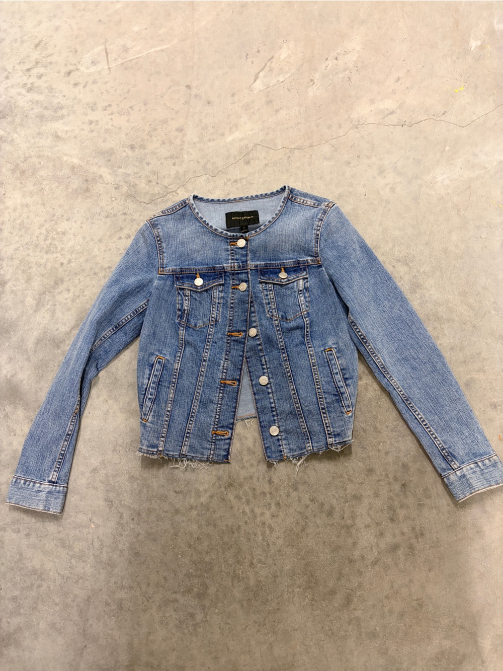 Banana Republic Light Blue Denim Jacket - Women Jeans